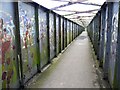 Currock railway footbridge (1) - the inside