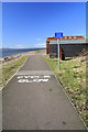 NO4531 : Cycle route along Broughty Ferry beach by Dan
