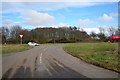 Parkhill Road at its junction with Montrose / Arbroath Road (A92)