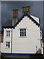 Offset chimneys and fancy fascia boards