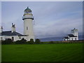 NS1367 : Lighthouse at Toward Point by John Ferguson