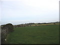 SH4587 : View northwards across farmland towards Ynys-felan-fawr by Eric Jones