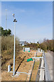 Masts and Telecoms equipment beside Chilworth Drove