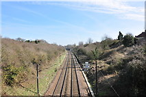 TM0126 : Looking east down the mainline by MJ Reilly