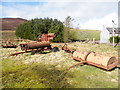 Farm Implements beside Achvaich Farm House