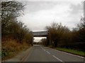 Railway bridge leaving Meden Vale