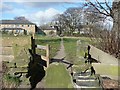 Path and stile near Boothroyd, Rastrick