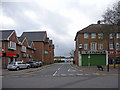 Access road to Car Park, Waltham Cross, Hertfordshire