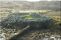 NC1633 : An Dun broch, Loch Ardbhair by George Brown