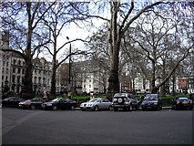 TQ2880 : Cars parked in Berkeley Square by PAUL FARMER