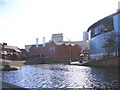 Symphony Hall , Malt House Pub & National Sealife Centre from Canal