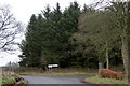 Meigle / Logie Road at its junction with the road leading to Eassie