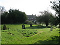 The SE corner of Ruckinge churchyard