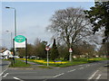 Junction of Sandy Lane South and Woodcote Road