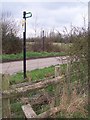 Footpath crosses Green Lane