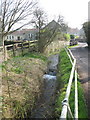 The River Somer in Chilcompton Church Lane