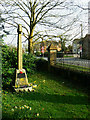 War memorial, Brinkworth cemetery