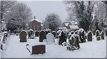 SP9211 : Graveyard, Akeman Street Baptist Church by Rob Farrow
