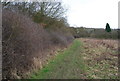 Footpath off the A290 behind Red Lion House