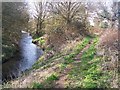 Greensand Way beside River Bourne