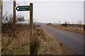 Forfar / Montrose Road at its junction with Rosie Roadie Path