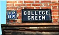 Street sign, Belfast