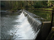 ST6376 : Weir on River Frome-Oldbury Court by Paul Harvey