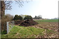 Manure Heaps in field