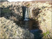 SE0428 : Waterfall on Warley Moor by Humphrey Bolton