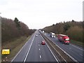 TQ9458 : M2 Motorway  to Faversham by David Anstiss