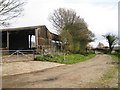 TQ9226 : Farm Buildings & Track by Oast House Archive