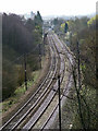 Western rail approach to Stowmarket