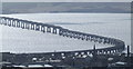 The Tay Rail Bridge as seen from Dundee Law