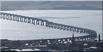 NO3931 : The Tay Rail Bridge as seen from Dundee Law by Gwen and James Anderson
