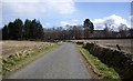 Bend in road near Kingsford Lodge