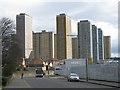 Red Road Flats, Balornock (from Petershill Road)