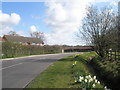 Looking along Priors Leaze Lane towards Broad Road