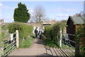 Footpath leading to Old Milverton Road near Leamington Spa