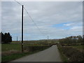 The Capel Parc road near Boston Cottage