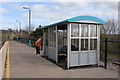 New shelter Chepstow Station