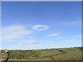 ST5500 : Hills above Kingcombe with unusual cloud formation by Maurice D Budden