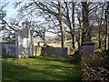 A quiet back corner of Tullynessle kirkyard