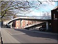 Ramped footbridge on Melville Street