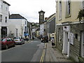 View down Pike Street, Liskeard, Cornwall