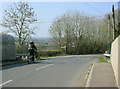 2009 : Cyclist on a railway bridge