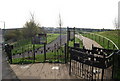 The entrance to Hillyfields Community Park, Parr Avenue