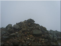 NY2110 : Summit Cairn, Green Gable by Michael Graham