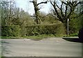 Footpath leads across Plain Road