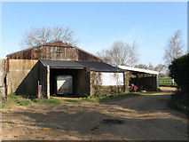 TQ0315 : Barn, Quell Farm by Simon Carey