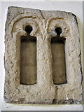 SM9537 : Old stonework from vanished church by Natasha Ceridwen de Chroustchoff